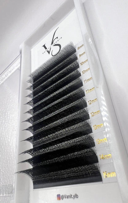 W Lashes 3D 0.07 Mix lenght